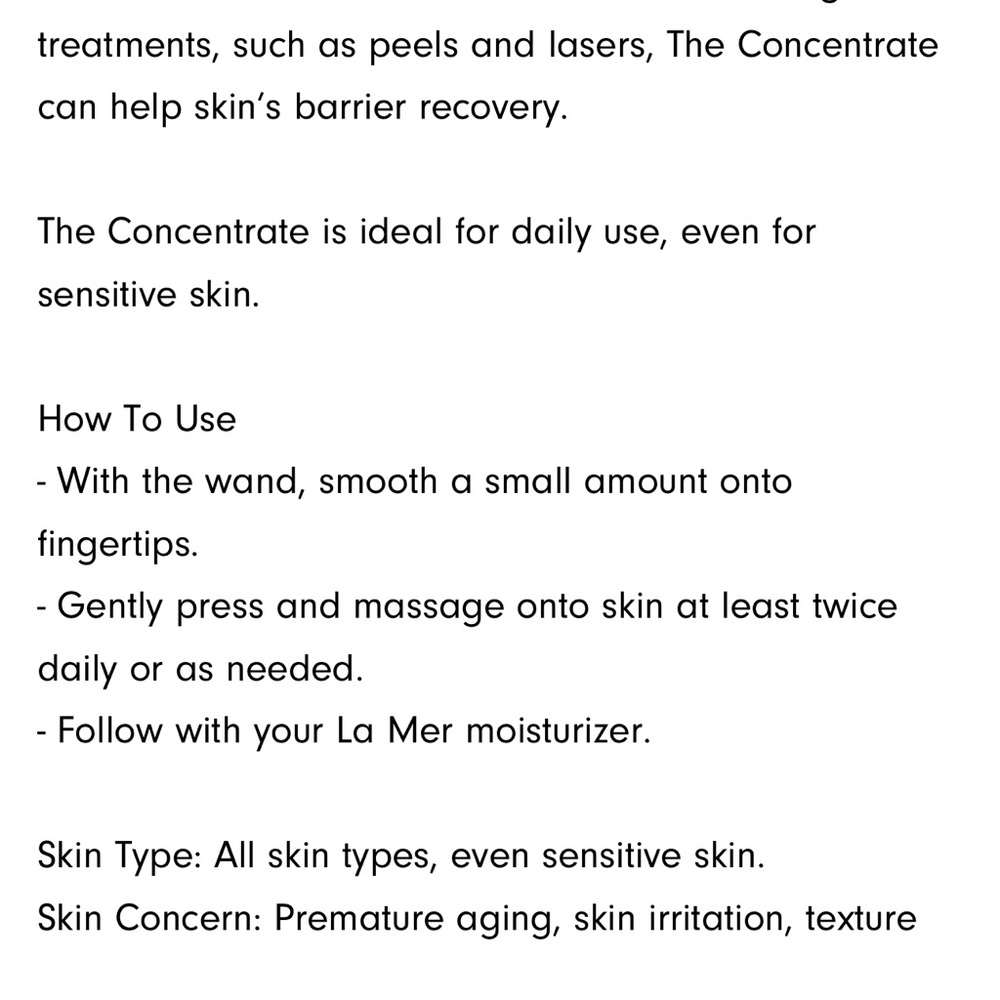 La Mer The Concentrate Serum 💧 NEW Full Size - Picture 7 of 7